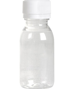 Juiceflaska plast 60 ml med kapsyl 640st