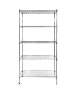 Hylla kromad 5 hyllplan 80kg