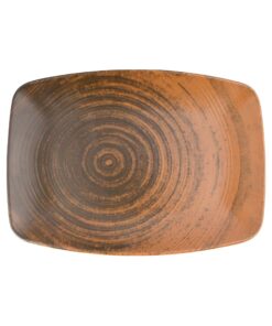 Lykke Brun oval tallrik, 270 mm