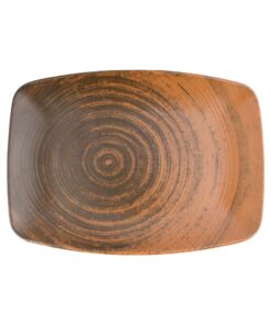 Lykke Brun oval tallrik, 270 mm