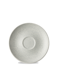 Delta Grått kaffefat, 160 mm