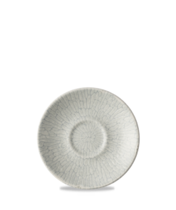 Delta Grått espressofat, 120 mm