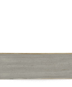 Stonecast Pepparkornsgrå porslinsbricka, 320x110mm