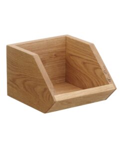 Madeira buffébehållare, 175x155x(h)125mm