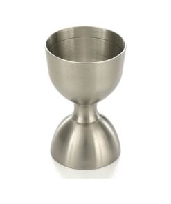 Bell jigger med rak kant, rostfritt stål, 25/50ml