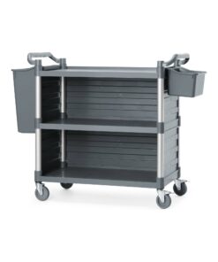 Service Vagn med sidopaneler, 3 hyllplan, 1010x500