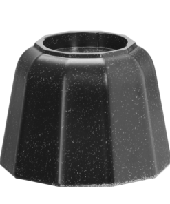 Metropolis piedestal, svart, 110x(h)82mm