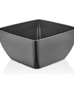 Square Melaminskål, grafit, 250x250x(h)120mm