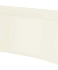 Symposium rektangulär duk, krämfärgad, 122x61x(H)7