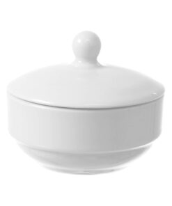 Bianco sockerskål, 100x(H)85mm