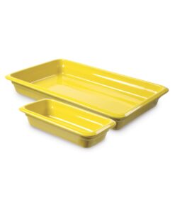 Porcelain behållare GN2/3 gul