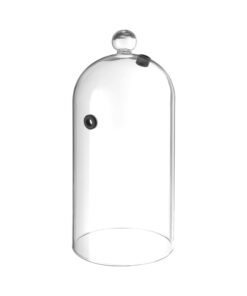Glass Klocka med ventilationsöppning, 30x(H)282mm