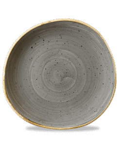 Stonecast Grå rund spårplatta, 210 mm