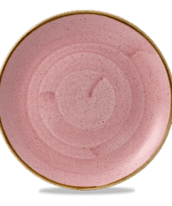 Stonecast Kronbladsrosa kupétallrik, 260 mm