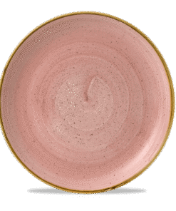 Stonecast Kronbladsrosa kupétallrik, 288 mm