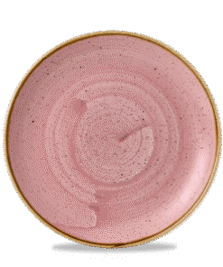 Stonecast Kronbladsrosa kupétallrik, 217 mm