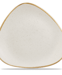 Stonecast Barley White triangulär tallrik, 311 mm