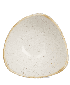 Stonecast Barley White triangulär skål, 185 mm