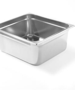 Stainless stålbehållare GN 2/3, (h)100 mm