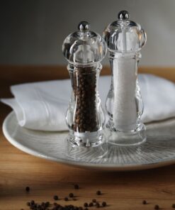 Capri Akryl saltkvarn och pepparkvarnset