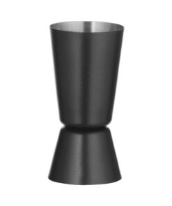 Jigger svart, Bar uppåt, 0,06L, svart, 70x(H)75mm