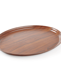 Montana Halkfri bricka, valnöt- oval, 230 x 160 mm