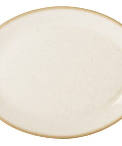 Sand oval tallrik, 310x240mm