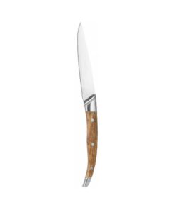 Steak kniv 245 mm, set om 6 i presentask, roséträ