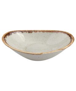 Ashen oval miniskål, 110 mm