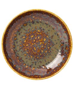 Vesuvius Amber Bowl Coupe 215 mm