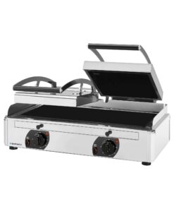 Vitroceramic kontaktgrill, släta övre och nedre pl
