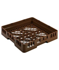 Base ställ brunt, 500x500x(H)100mm Max glashöjd 70