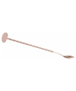 Bar sked med muddler, Bar up, koppar, 280x35mm