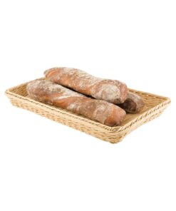 Poly-Rattan Korg GN 1/3 ca. 32,5x17,6 cm, höjd 6,5