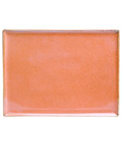 Amber rektangulär bricka, 350x260 mm