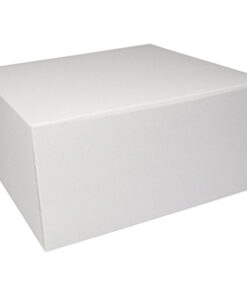 Konditorikartong med fast lock 250st 19x19x9 cm Vi