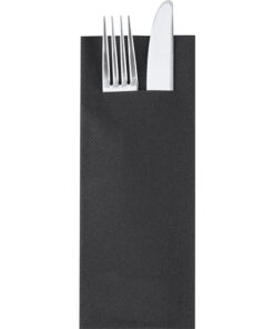 Servett Bestricksficka 40x33 cm svart 300st