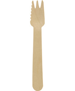 Kombigaffel djup tandad med vaxad yta 100st