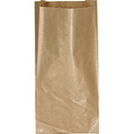 Påse plan med invik 1kg brun 1000st