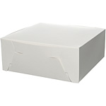 Konditorikartong med fast lock 100st 25x25x10 cm V