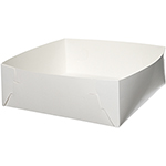 Konditorikartong 100st 35x35x12 cm Vit