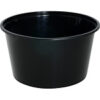 Microform rund 450ml Svart 500st