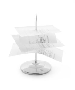 Restaurang Spjut kvitto - 80x(H)150mm