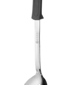 Serveringssked med skimmer svart handtag 350mm