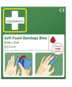 Soft Foam Bandage Blå 6cm x 2m Cederroth