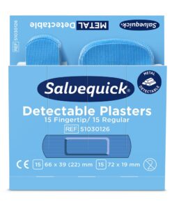 Plåster Blue Detectable Fingertip Salvequick