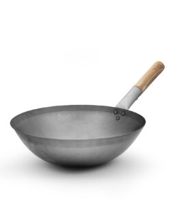 Wokpanna 36cm trä handtag