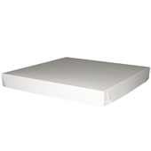 Tårtock 35x35x4cm vit 100st