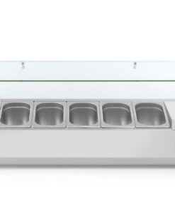 Kyldisplay GN 1/4 x8, Härdatglas