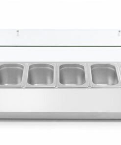 Kyldisplay GN 1/3 x9, Härdatglas